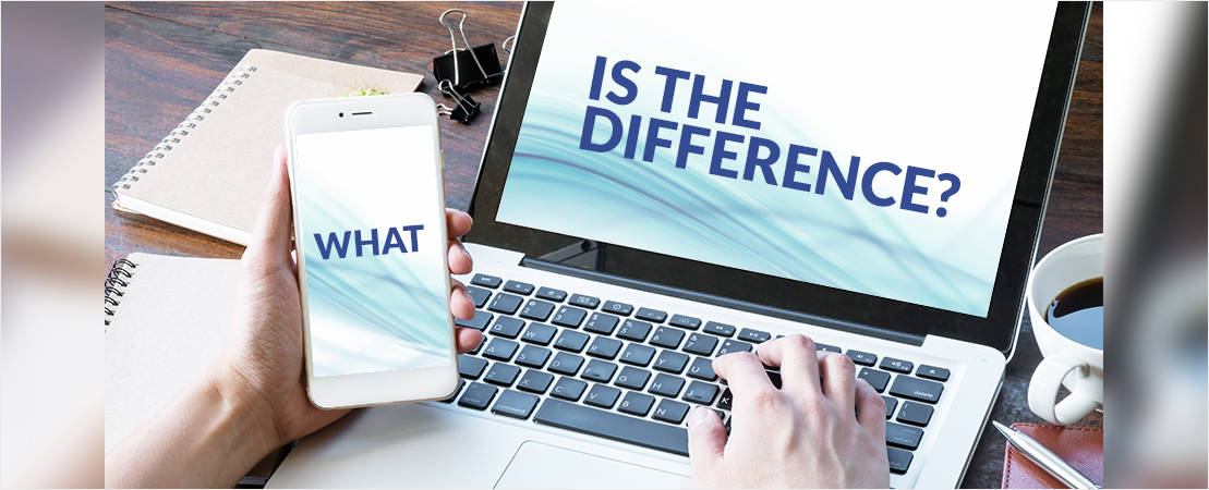 What’s the difference between a mobile site & responsive design?