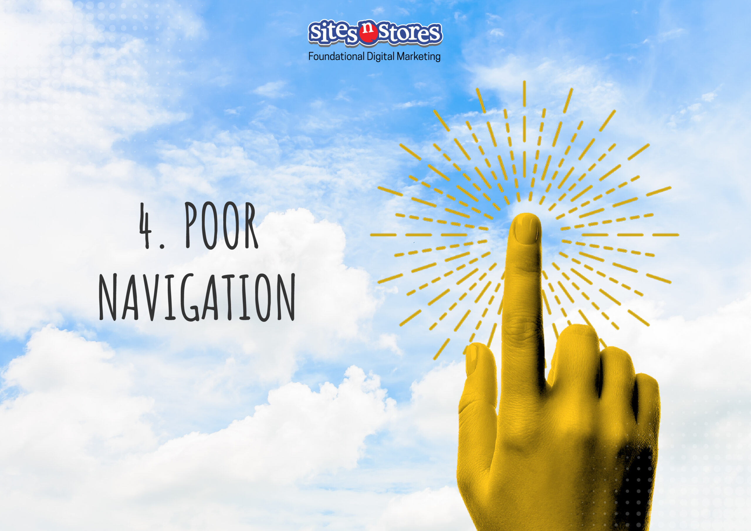 Poor navigation