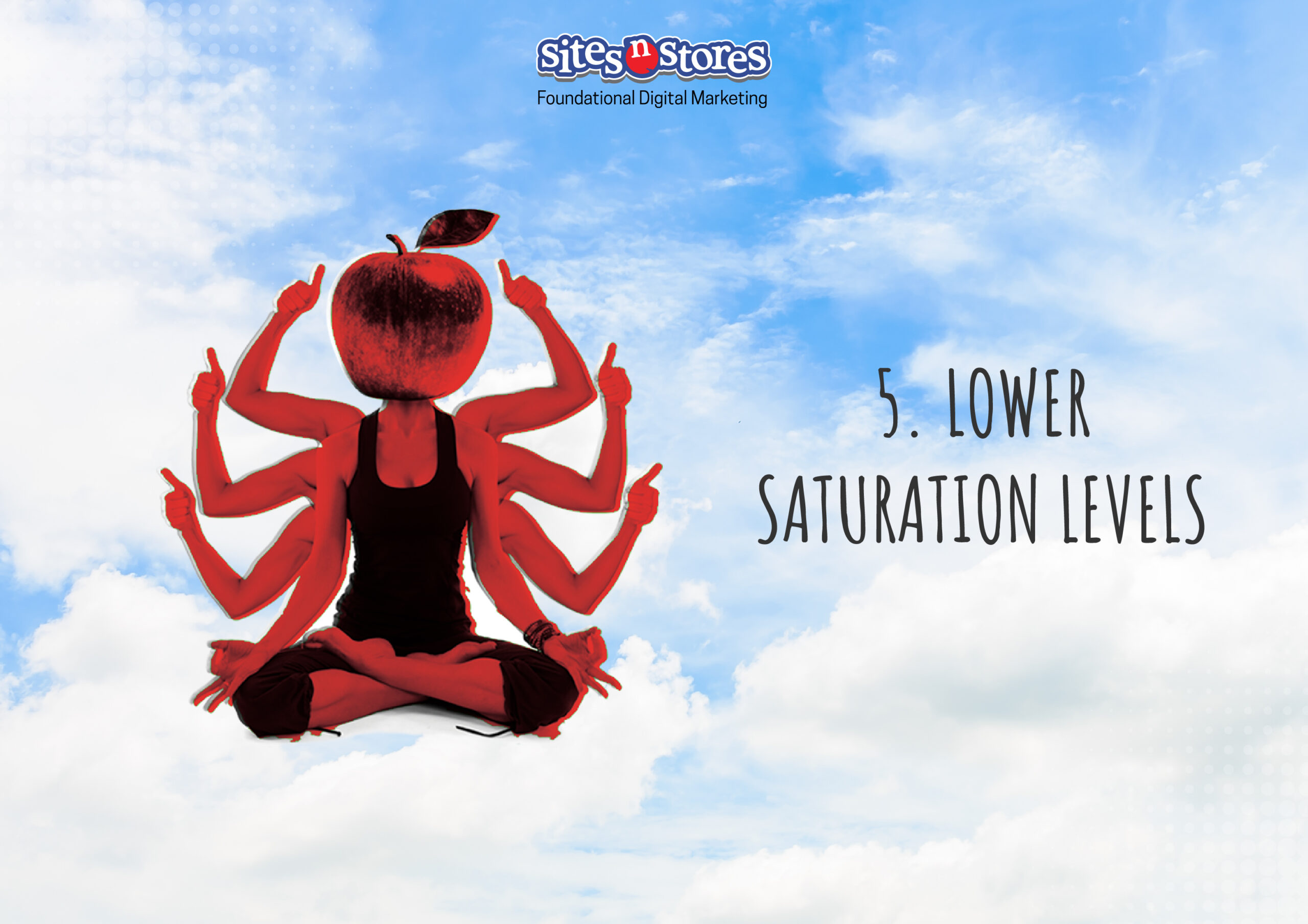 Lower Saturation Levels Lower Saturation Levels