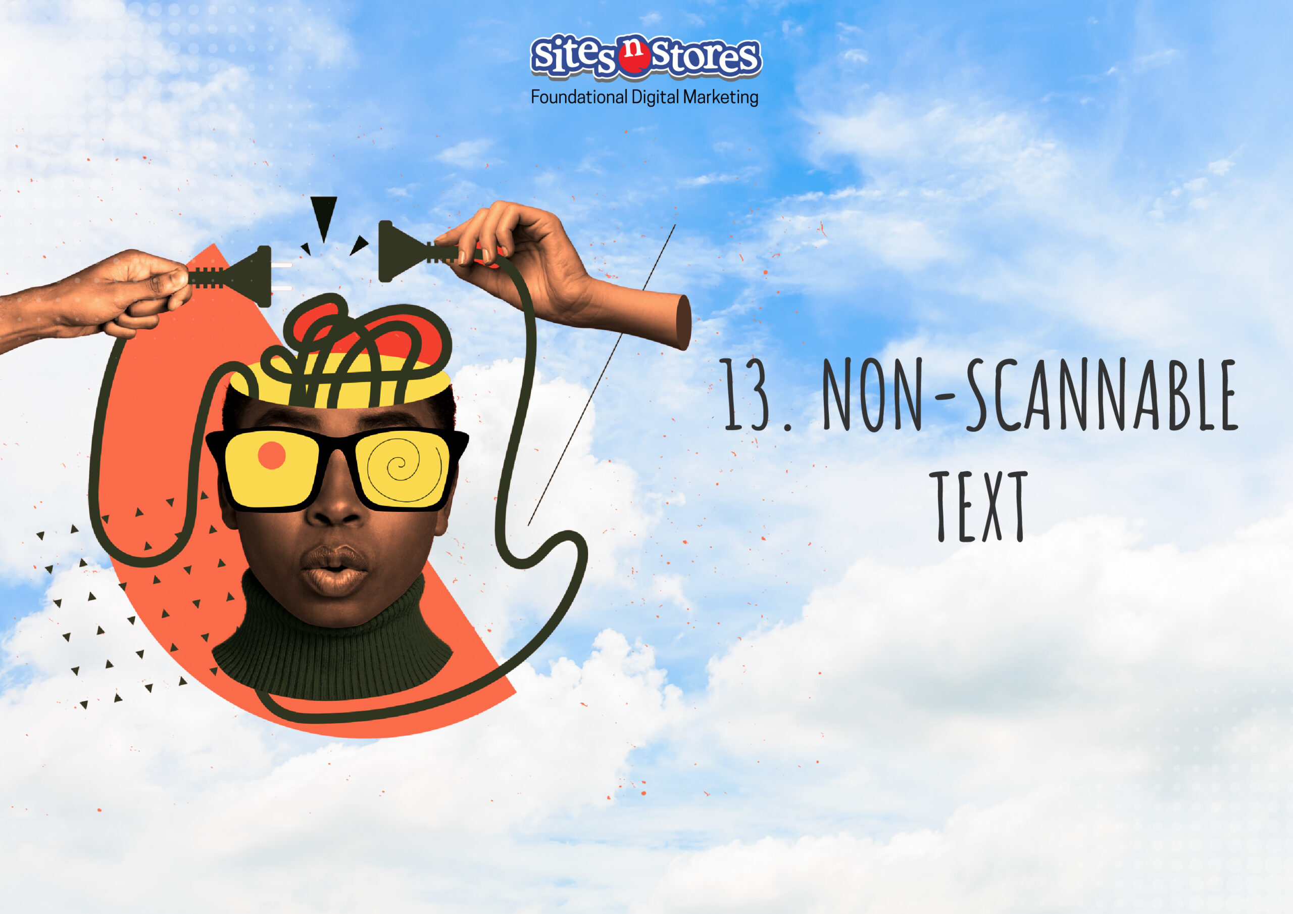 Non-scannable text