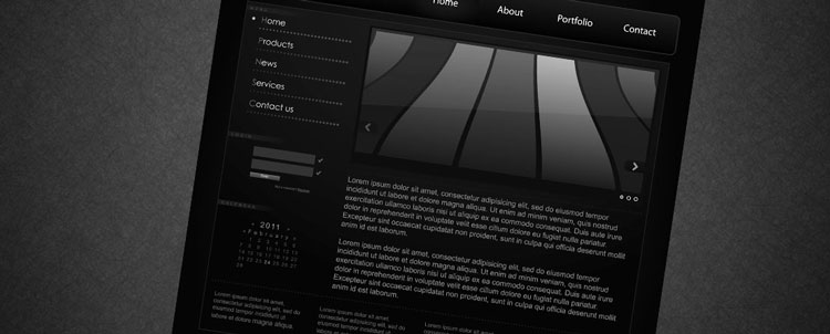 colours to use on your website: black