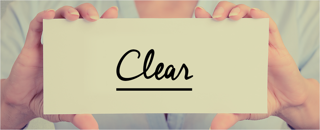 6. 3. Be Clear