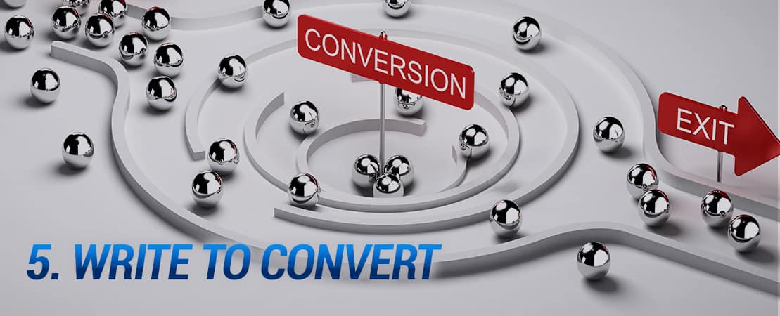 WRITE TO CONVERT